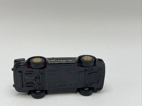 HERPA Porsche 930 Turbo (Black) 1/87 HO Scale Vintage Rare Gold Tires And Decal - Picture 6 of 7