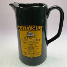 Cutty Sark Scotch Whisky Pitcher Bar Jug Vintage Ship Wade England