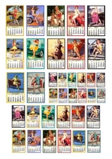 1:25 G scale model car 1959 NAPA pin up calendar