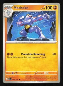 Machoke 067/165 Regular Near Mint Pokemon TCG Scarlet & Violet 151 MEW