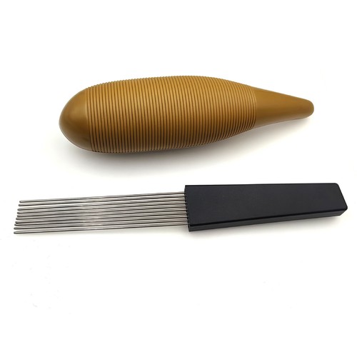 Guiro Instrument with 1 Scraper Portable Fish Shaped Latin Percussion ...