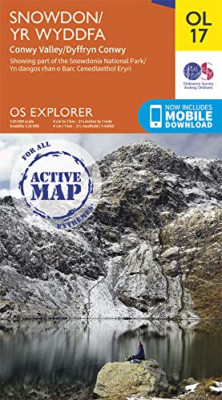Snowdon (OS Explorer Active) - Sheet map, folded NEW  25/02/2019