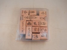 STAMPIN' UP "NEW" SET OF 15 STAMPS 2004 - A LITTLE LOVE