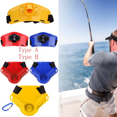 VGEBY Adjustable Fishing Fighting Belt Waist Rod Pole Holder fishing gear Color : Green