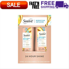 Suave Moroccan Oil Infusion Shampoo & Conditioner Set,18 oz 2 Pack, Moisturizing 0.39 per gallon