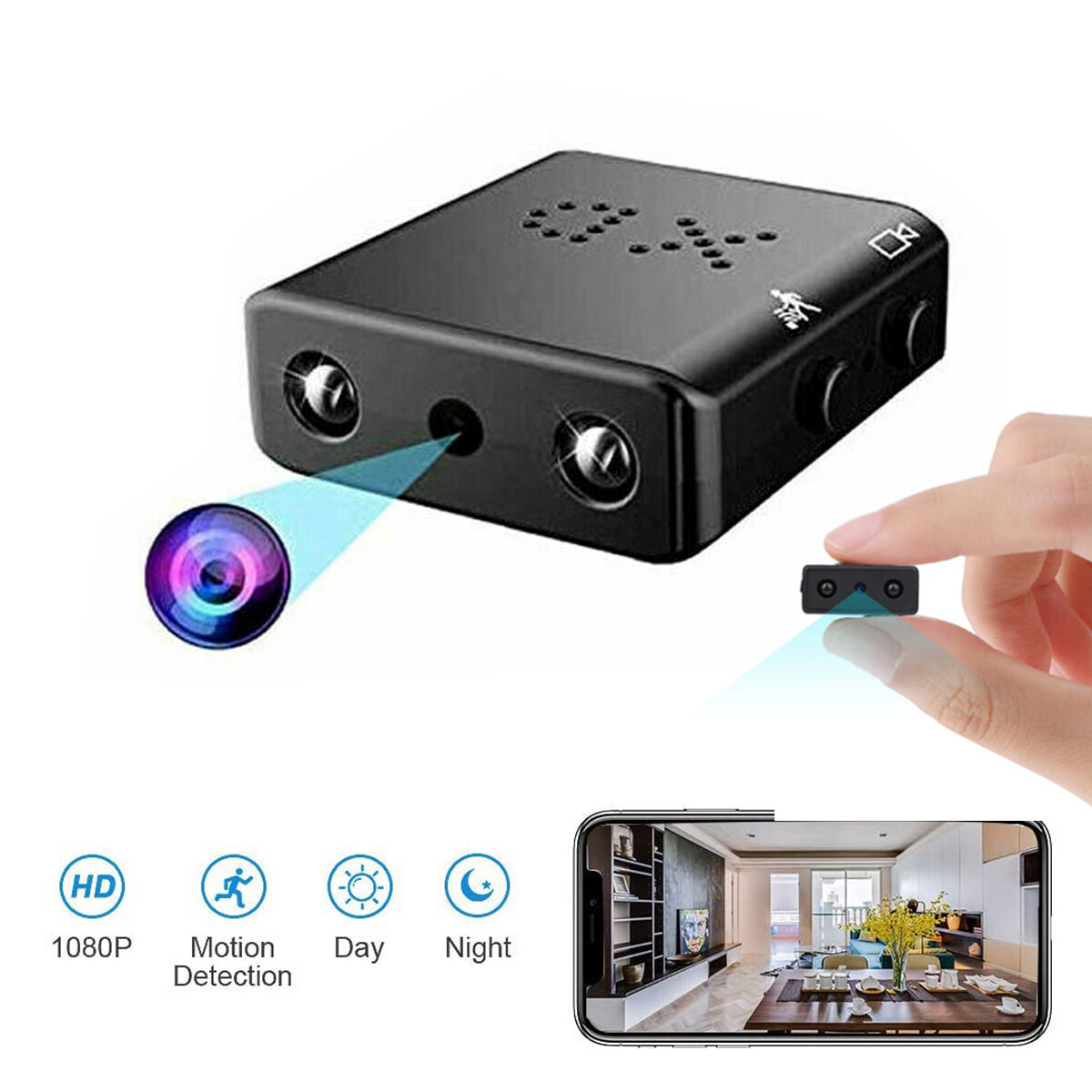 New Mini Camera Full HD 1080P Night Vision Motion Home Secur