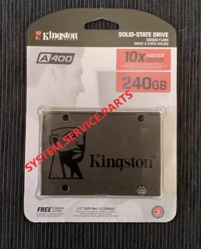 GENUINE 240GB 2.5" SSD Kingston SSDNow A400 Solid State 6Gb/s SA400S37/240 (NEW)