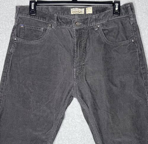 Pantalones rectos de pana Patagonia para hombre 35 grises revestidos de hierro algodón orgánico - Imagen 3 de 13