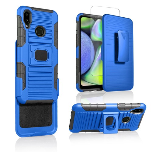 For Samsung Galaxy A10S Case Holster Clip Magnetic Phone Cover with Temper Glass - Picture 8 of 24