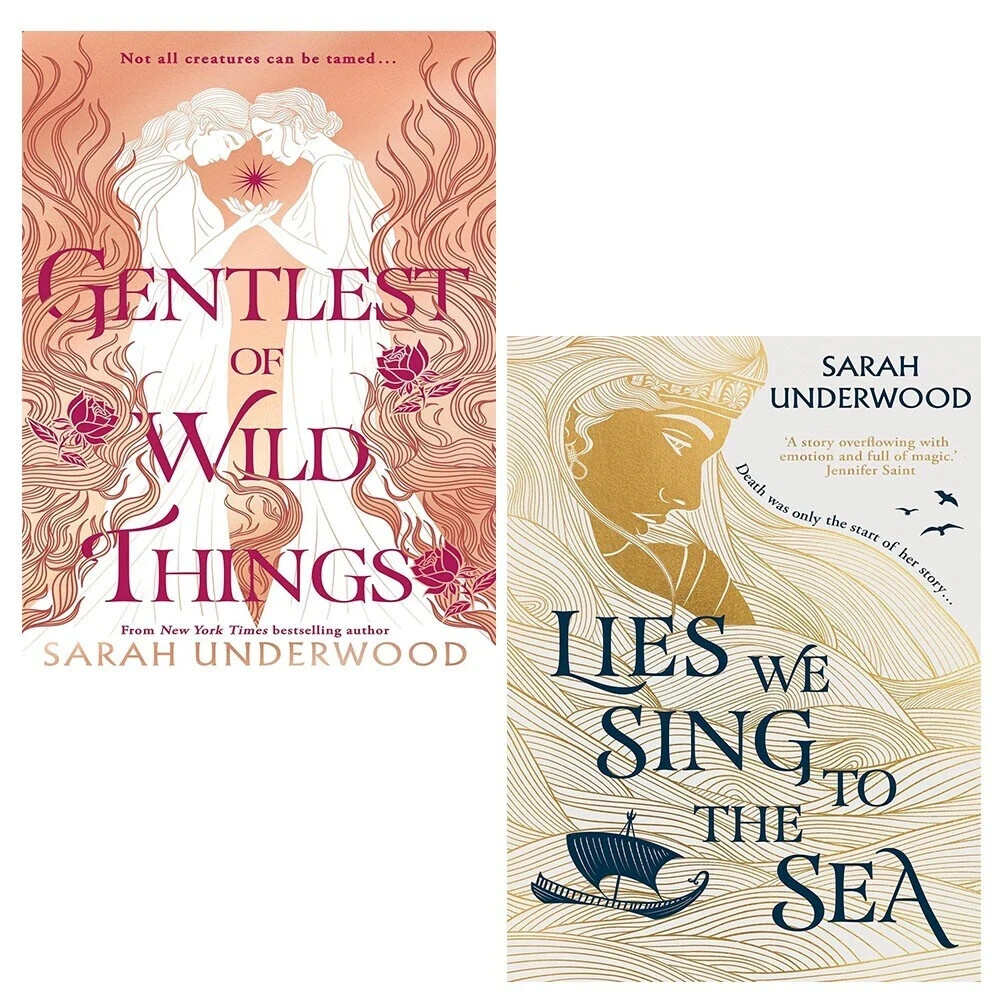 Sarah Underwood 2 Books Collection Set Lies We Sing Sea, Gentlest of Wild Things