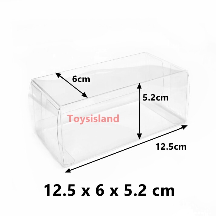 14 1/64 PROTECTIVE CLEAR PLASTIC BOX 10 PCS New ( for INNO64