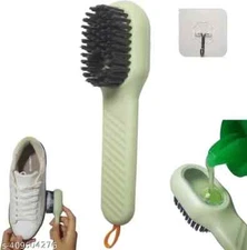 Multifunctional Liquid Shoe Brush with Liquid, Adding Liquid Filled Brush