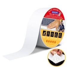 RV Roof Sealant Tape White 1.5 Inch x 50 Feet RV Repair Roof Sealer Seal Tape...