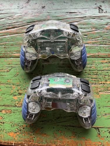 Pair Of Intec Wireless PlayStation 2 PS2 Controllers No Dongles - Picture 2 of 5
