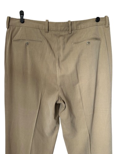 Tommy Bahama Pants Men's Size 38x32 Khaki Silk Rayon Blend Dress Slacks Trousers - Picture 5 of 15