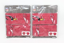Arizona Cardinals NFL Foco Face Masks 4-Pack Adult New Sealed Cloth Red Bird