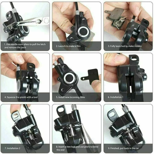 4x Fahrrad Bremsbeläge Für Deore Tektro Shimano Scheibenbremse Disc Beläge Pads - Bild 9 von 9