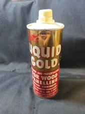 SCOTT'S LIQUID GOLD Vintage Metal Can Wood Cleaner & Preserver Room Size