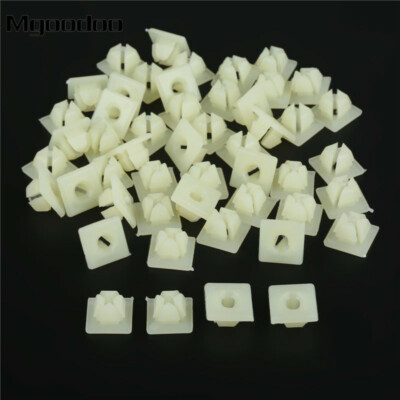 For GM 3907444 Chevy License Plate Mounting Nuts Square Plastic Clip ...