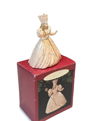 Vtg Hallmark 1995 Keepsake Christmas Ornament Glenda The Good Witch Wizard of Oz