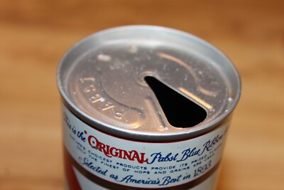ヴィンテージ vintage 70's Pabst Blue Ribbon M Rare One of a Kind 1970's Pabst Blue Ribbon Beer Empty