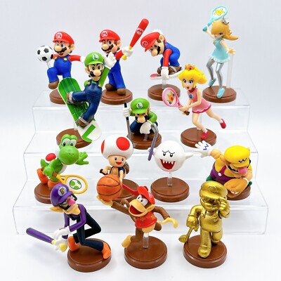 Choco Egg Super Mario Sports Mini Figure Complete Set Japan with Secret【2016】