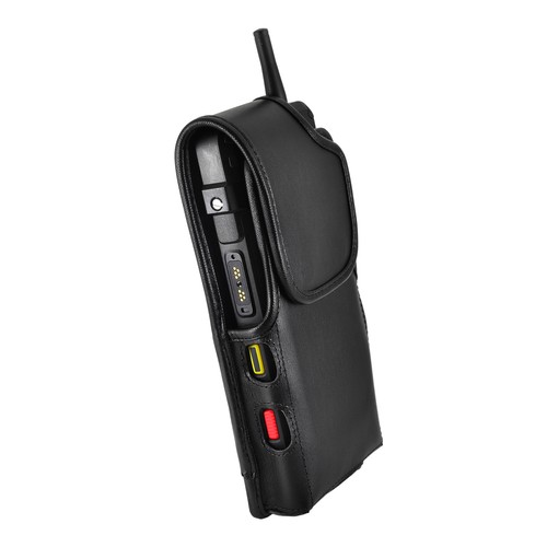 Sonim XP8 XPand Holster Pouch Black Leather Rotating Belt Clip Magnetic Closure - Picture 11 of 11