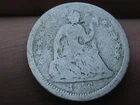 1856 P Seated Liberty Half Dime- Philadelphia, About Good Details