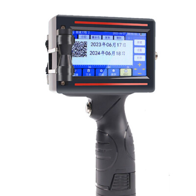 Handheld Printer Touch Screen Label Printing Production Date Batch Encoder Tool