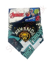 NEW Marvel Advengers 2pk Bandana 17.5  x17.5  Wakanda Forever Black Panther