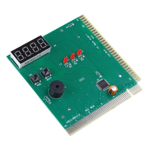 PCI & ISA Motherboard Analyzer Diagnostic Display 4-Digit Computer Debug Post - Afbeelding 12 van 13
