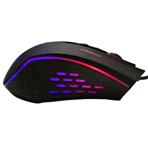 FORKA Silent Click USB Wired Gaming Mouse 6 Buttons 3200DPI Mute Optical - Picture 5 of 10