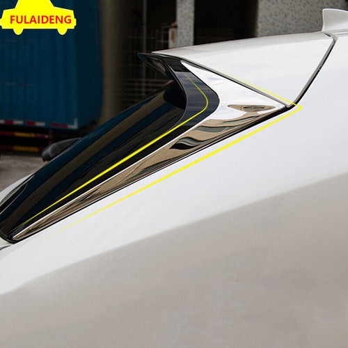 For Lexus NX200t 300h 2015-2021 Silver Rear Window Pillar Triangle Cover Trim - Picture 2 of 6