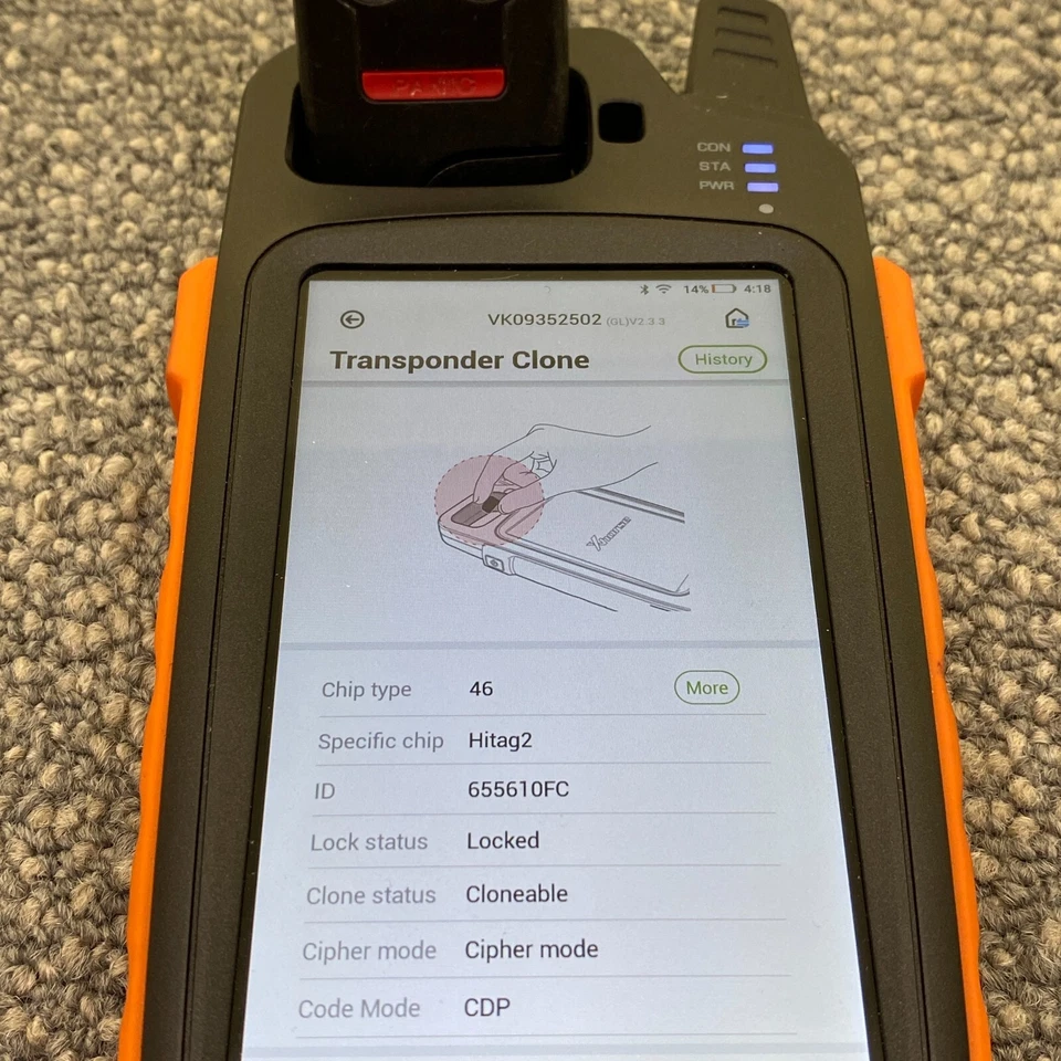 Mando a distancia para llavero ACURA OEM - ACJ8D8E24A04 / Driver 2 - RL 2005-2012 - con inserto Foto 4 de 4