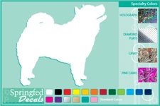 CHOWCHOW Silhouette cut vinyl decal #1 car truck window Dog Sticker