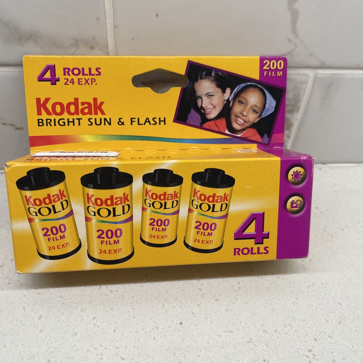 Kodak Bright Sun and Flash Gold 200 - 35mm - 24exp - 4 Pack