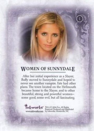 Buffy the Vampire Slayer - WOMEN OF SUNNYDALE - single trading cards - Picture 3 of 192
