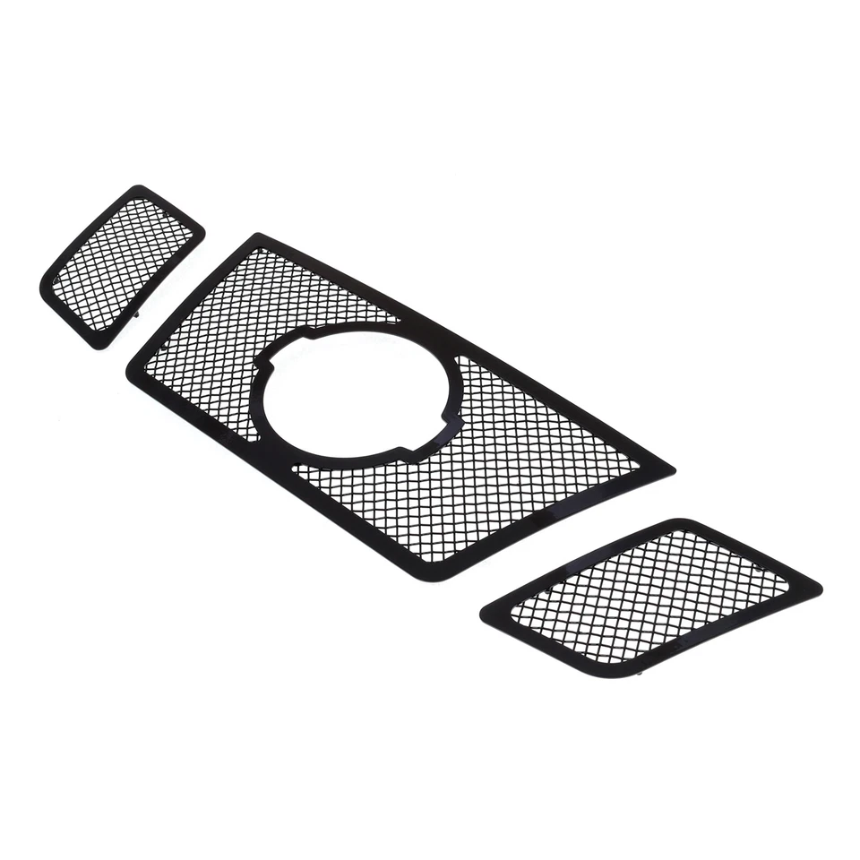 For 2009-2021 Nissan Frontier Upper Stainless Steel Black Mesh Grille Insert - Image 2 of 4
