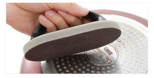 Magic Kitchen Sponge Brush Melamine Sponge Cleaning Brush Pan Pot Cleaner Brush - Picture 12 of 26