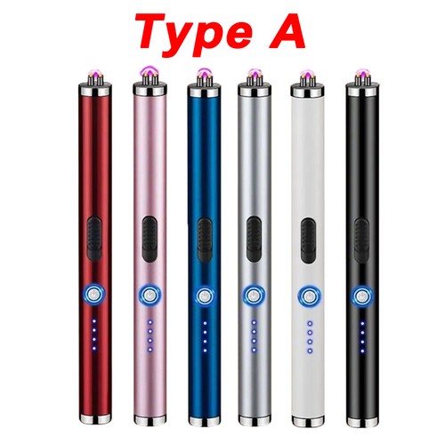 Cool Electric Long Arc Lighters USB Rechargeable Candle, BBQ, Cigarette, Kitchen - Picture 2 of 40