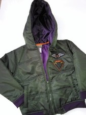 Boy's New Hooded Coats Jackets Size 4 4T Dark Green Fully Insulated Washable