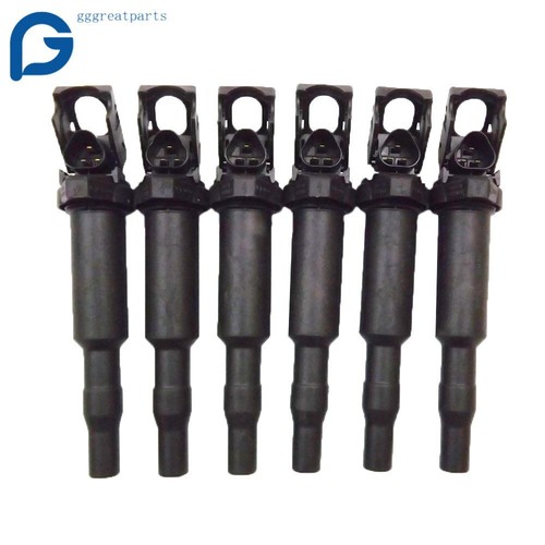 6 Pack Ignition Coils for 0221504470 BMW 325i 328i 330i 335i 525i 528i