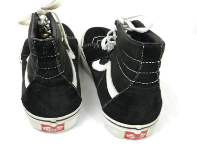 Vans Off the Wall Black Leather Lace Up Sneakers 8.5 Mens 10 Womens EU 41 Vans Shoes Mens 8.5 Womens 10 Off The Wall Lace Up Sneakers  main image 3