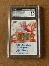 2024 Leaf JOEY CHESTNUT 4th of July Nathan's Hot Dog Champion Record CGC 10 AUTO