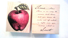 Rubber Stamps for Card Making Scrapbooking - set of two new never used