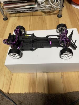 Yokomo YD-2RX Purple Full Option Kit R/C Drift Chassis Used 10