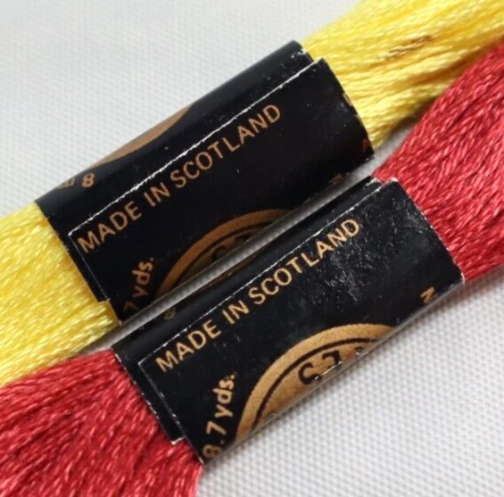 Anchor Susan Bates Vtg Lot 2 Skeins Embroidery Floss Scotland Colorfast Cotton - Image 3 of 4