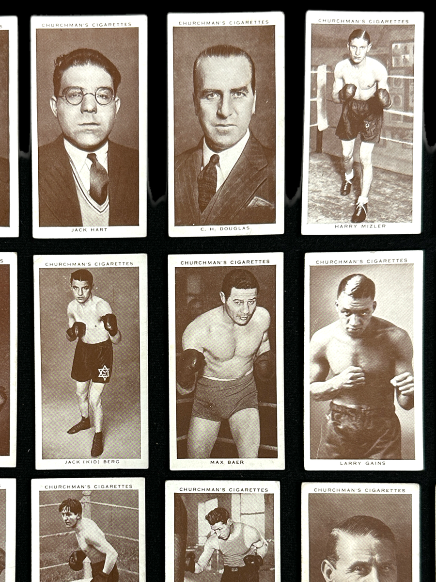 1938 Churchman's Cigarette Boxing Personalities (47 of 50 Card Set)
