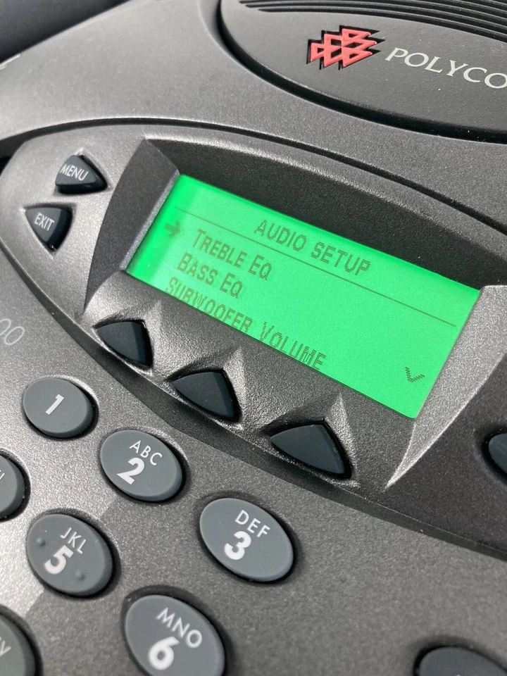 TELEFONE DE CONFERÊNCIA POLYCOM SOUNDSTATION VTX1000 com caixa  - Imagem 4 de 4