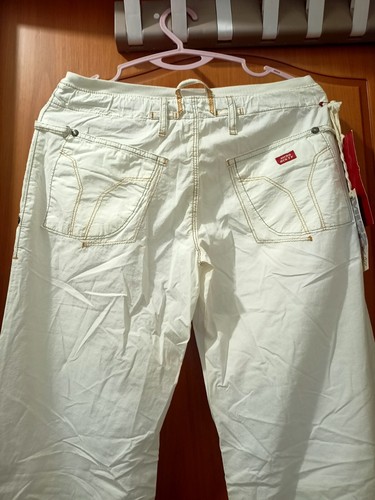 Vintage Y2K Miss Sixty Women's White Bootcut Trousers Size 26 – NOS With Tags - Picture 8 of 17